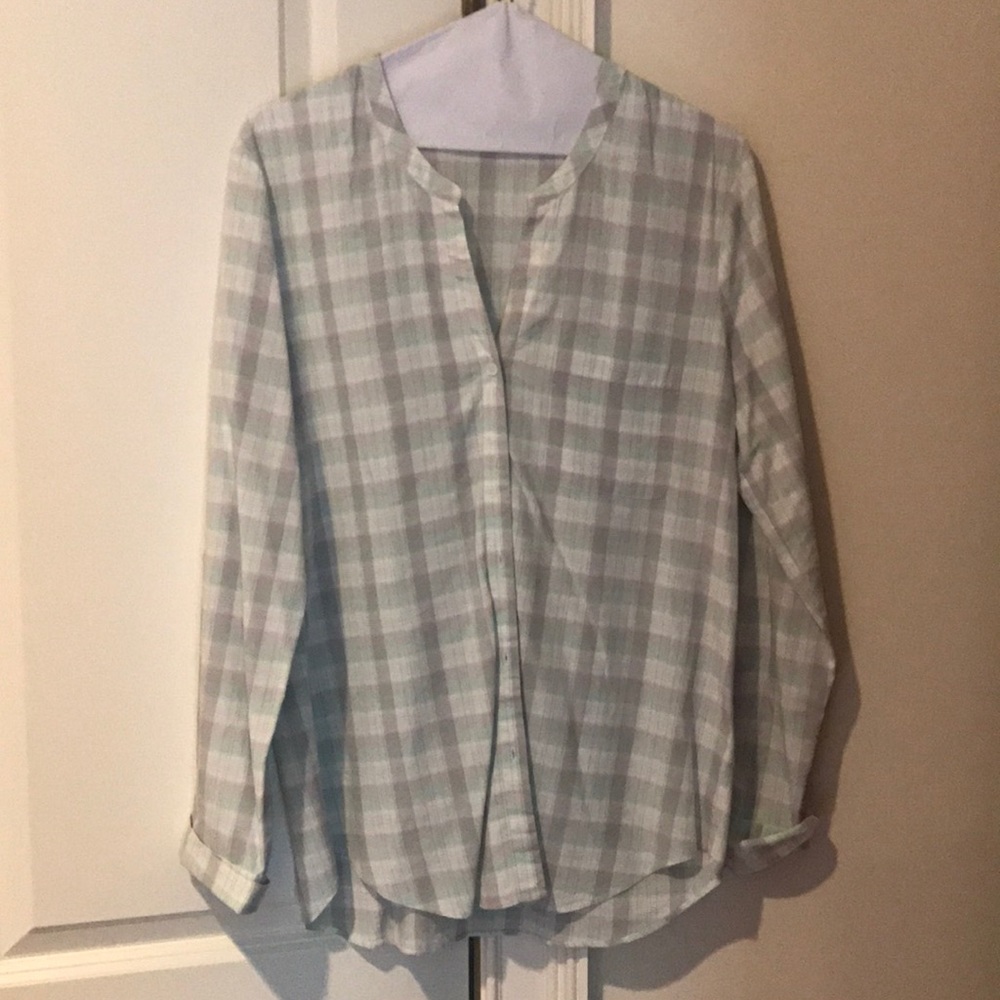 Soft joie lightweight flannel blouse